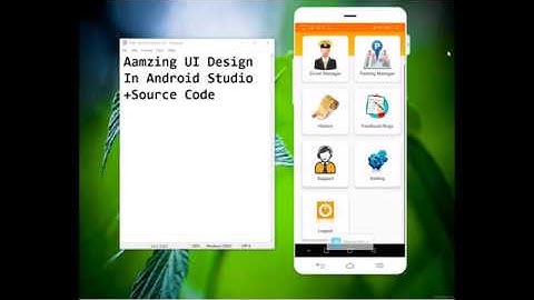 Modern Dashboard UI material Design Android Studio 2019+Source Code