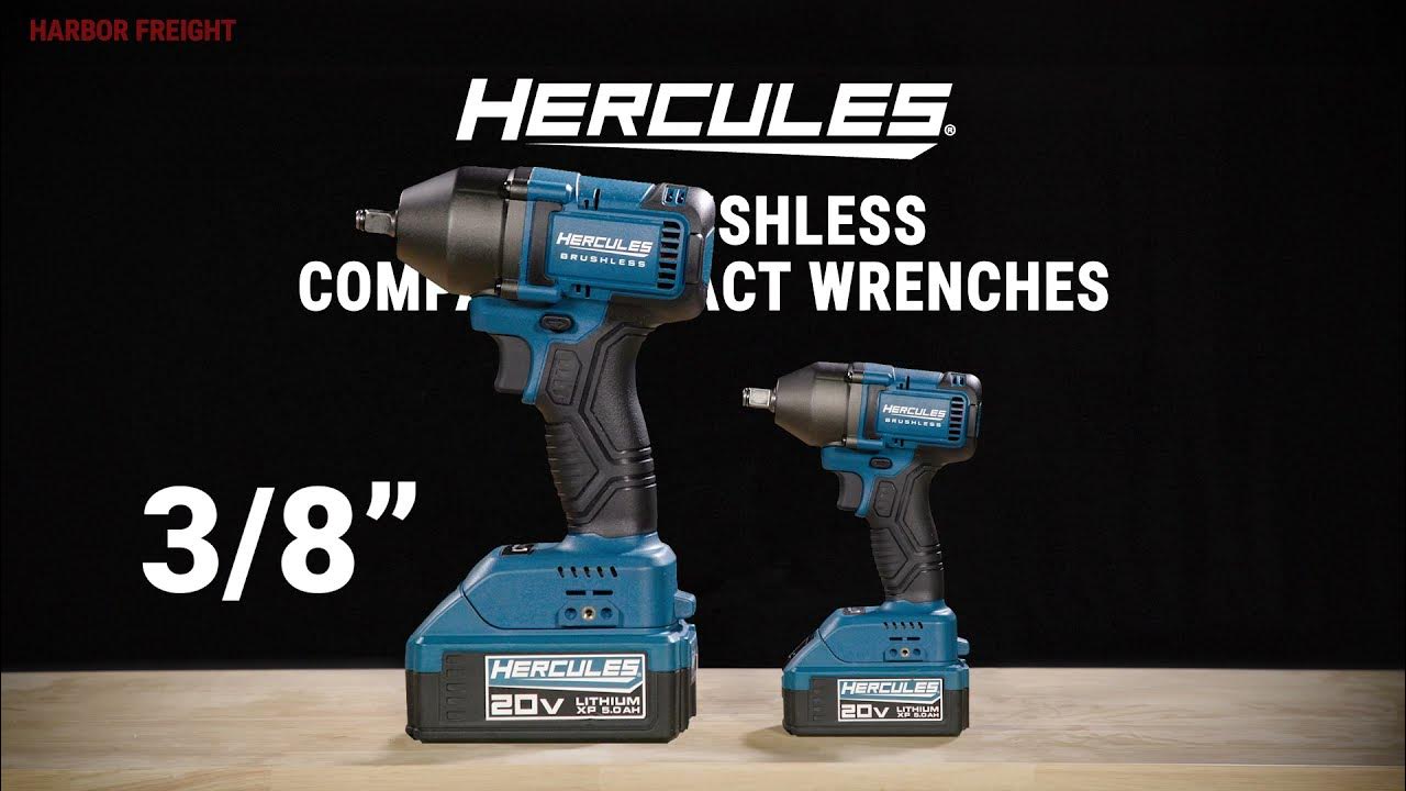 Hercules 20v Brushless Compact Impact Wrenches Harbor Freight YouTube