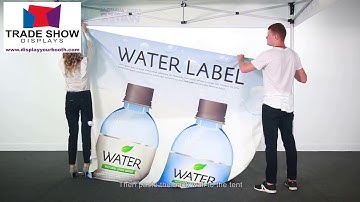 How to Set up the Custom Canopy Tent Pop Up Tent Ez Tent  Tradeshow