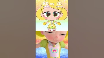 💛 2D vs 3D Yellow