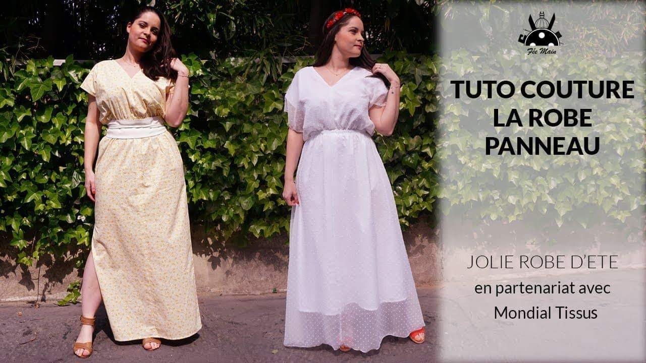 Tuto Couture : La robe Panneau - YouTube