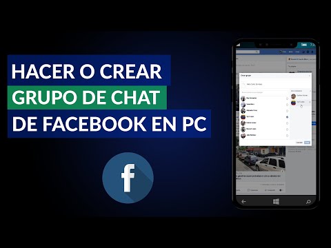 Cómo Hacer o Crear un Grupo de Chat en Facebook en Computadora