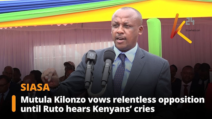 Mutula Kilonzo vows relentless opposition until Ruto hears Kenyans’ cries