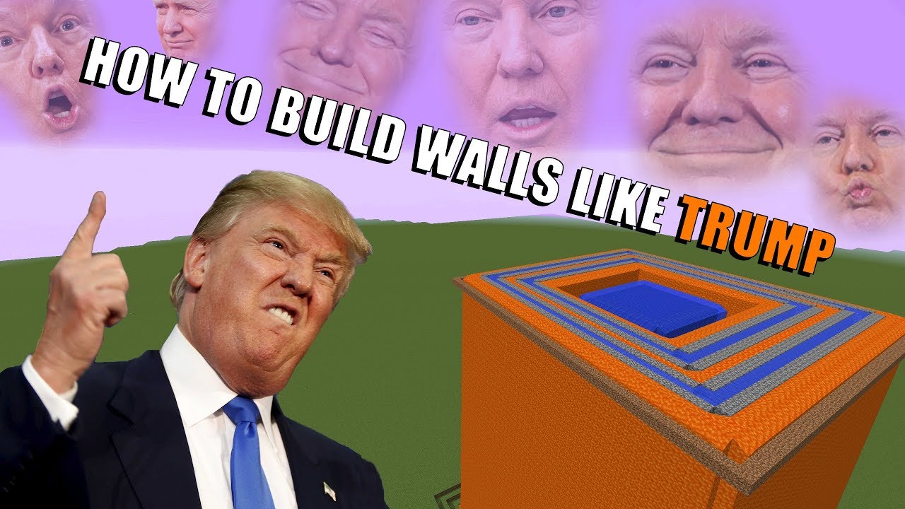 How To Build: Walls!!! (Minecraft Tutorial) - YouTube