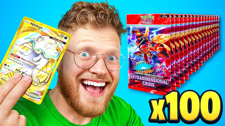 I Opened 100 Extradimensional Crisis Packs in Pokemon TCG Pocket!