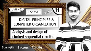 Analysis and design of clocked sequential circuits in Tamil | DPCO lectures in Tamil