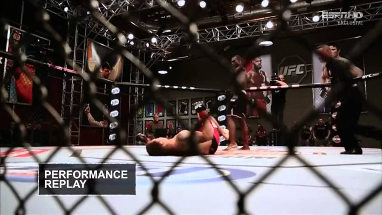 TUF 17 Uriah Hall Spinning Heel Kick Knockout of Adam Cella YouTube