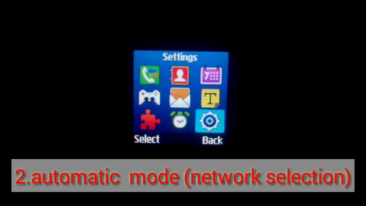 Get a signal in aircel sim (manual/automatic) / port number