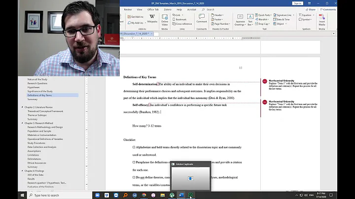 Driven to Doctorate - Dissertation Chapter 1 - Definitions of Key Terms Discussion