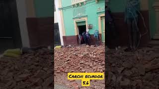 Fuerte temblor Ecuador En la Sierra ECUATORIANA😔😔