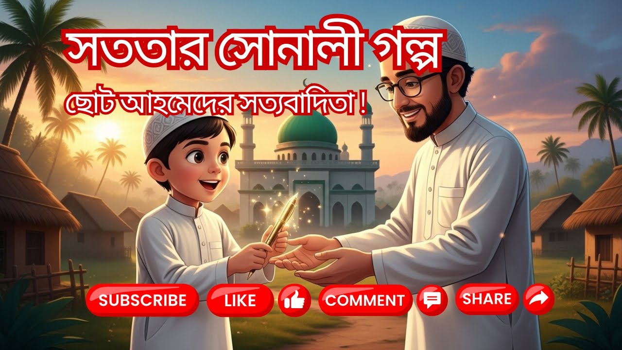 সত্যের পুরস্কার: হারানো কলম ও ছোট আহমদের সততার গল্প | Islamic Moral Story