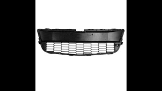 Aftermarket of 2012-2016 Chevrolet Sonic - Front, Lower, Bumper Grille, Chrome Shell w/ Black Insert