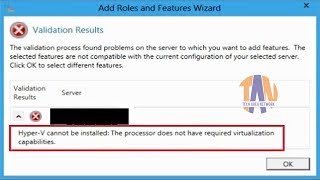 A Hypervisor Is Already Running  Hyperv Cannot Be Installed microsoft Hyperv Error 