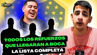 ▶ TODOS LOS REFUERZOS QUE LLEGARÁN A BOCA: LA LISTA COMPLETA | CRACK DEPORTIVO | BOCA NOTICIAS