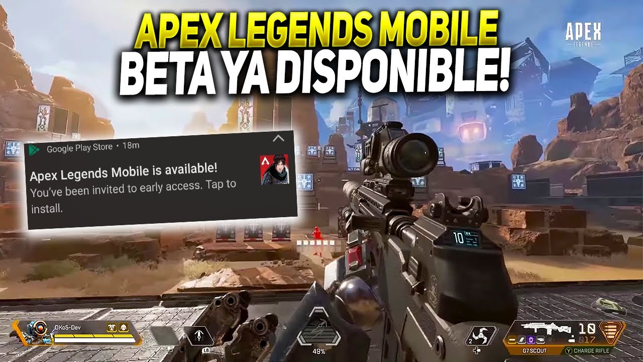 YA SALIO APEX LEGENDS MOBILE BETA PARA ANDROID EN VARIOS PAISES!
