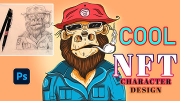 How to Create Cool NFT Character Design in Photoshop | Jayantha Arts