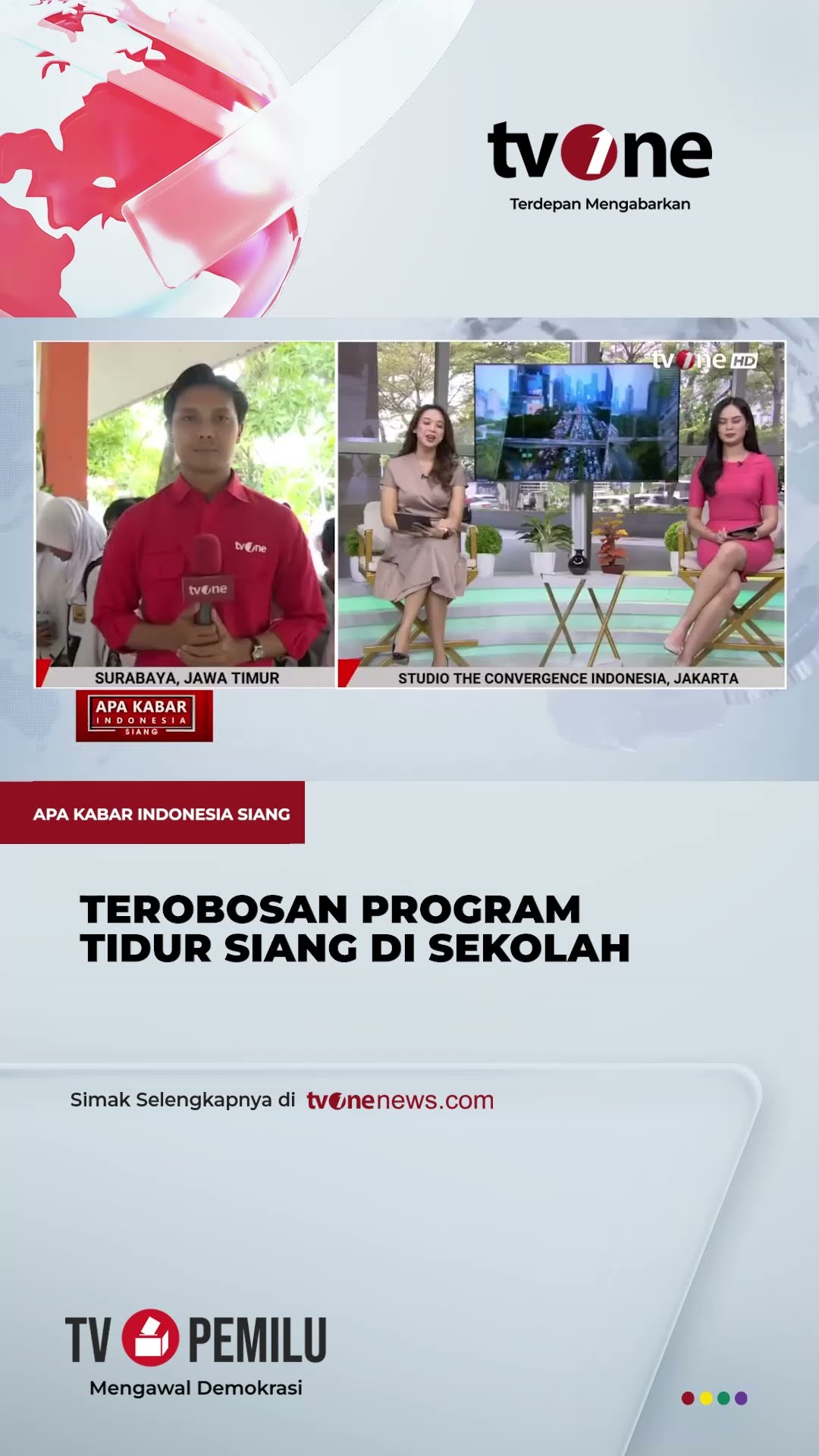 SMP di Surabaya Terapkan Program Tidur Siang di Sekolah | tvOne