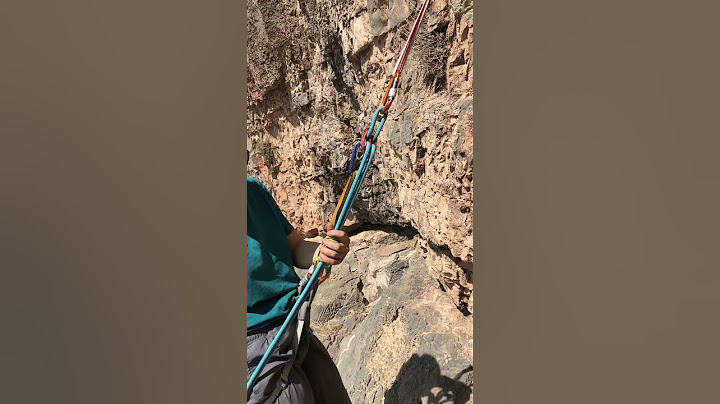 Hoe maak je een abseil? Geavanceerde abseiltechnieken #abseilen #klimmen