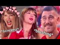 Gambar cover Taylor Swift FALLING IN LOVE with Travis Kelce for 2 minutes straight