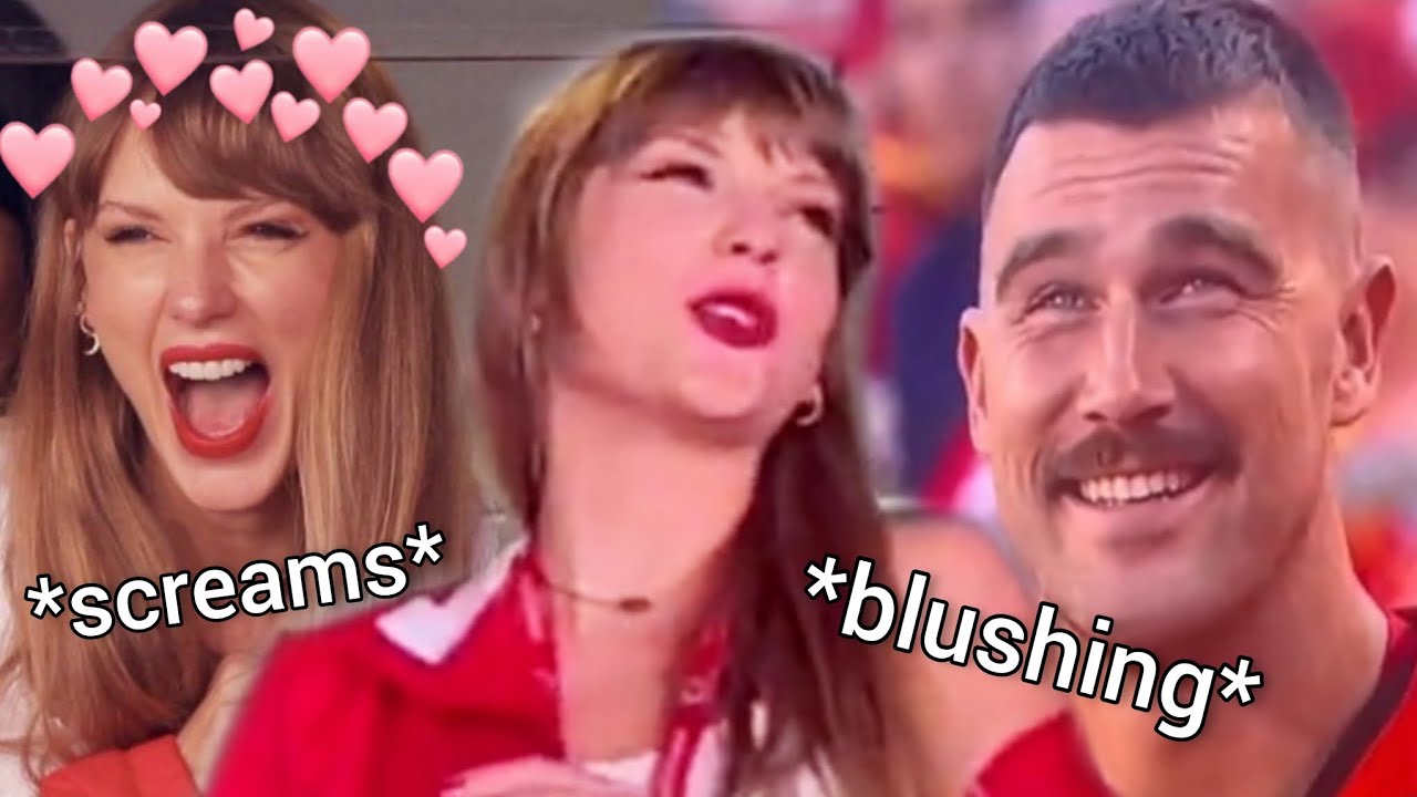 Taylor Swift FALLING IN LOVE with Travis Kelce for 2 minutes straight