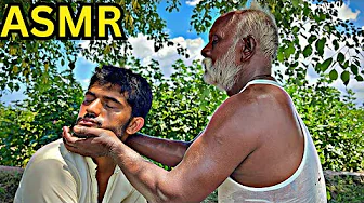 ASMR HEAD AND BACK  MASSAGE NO TALKING | ASMR FOOT AND LEGS RELAXING MASSAGE 💆🦶|  #asmr