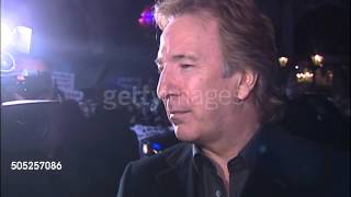 Alan Rickman at Love Actually Film Premiere 2003