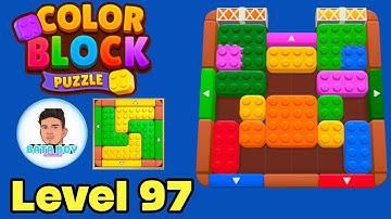 Color block puzzle 3d jam level 97 solution walkthrough 