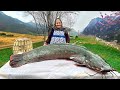 Cooking a Huge Fish for the Whole Family! Life in a Faraway Village