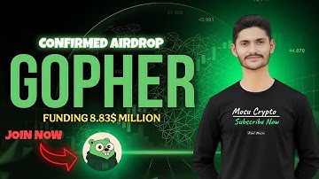 🚀 GOPHER Confirmed Airdrop | $8.83 Million Funding | Step-by-Step Guide 2025 🔥