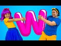 ABC song + WOW Sesha Family Kids Songs