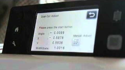 IN DEPTH scanner and cut adjustment, not the calibration Original ScanNCut Brother Jen Blausey