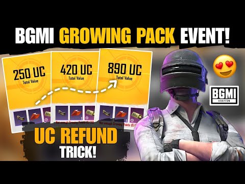😍 UC REFUND OR NOT? | BGMI NEW GROWING PACK EVENT KYA HAI? | GROWING PACK EXPLAIN! 🔥