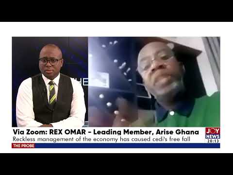 Reckless management of the economy caused the free fail of the Ghana Cedi - Rex Omar Reckless management of the economy caused the free fail of the Ghana Cedi - Rex Omar