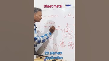 Sheet metal #meshing #shell #element #shortvideo | FEA | Dr. N V Dhandapani #mdcengg