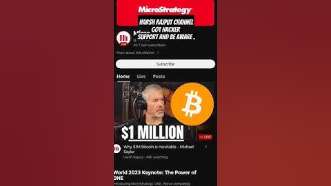 Harsh Rajput Channel got hacked | Be Aware | Youtubers #hacker #harshrajputsupport #securityalert