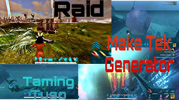 Raid, taming Tuso & upgradin base      Fresh Start Day-3 [Ark Mobile PvP]
