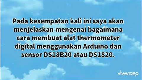 Membuat Termometer Digital