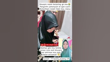 PENGANTIN PRIA SUAPIN PENGANTIN WANITA TAPI M4LUU #viralvideo #pernikahan #wedding