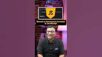 JavaScript Interview Question: Named vs Anonymous functions #tech #shorts