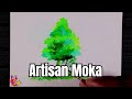#Art214 | How to draw tree with watercolor step by step easy | Tree Painting tutorial for beginners