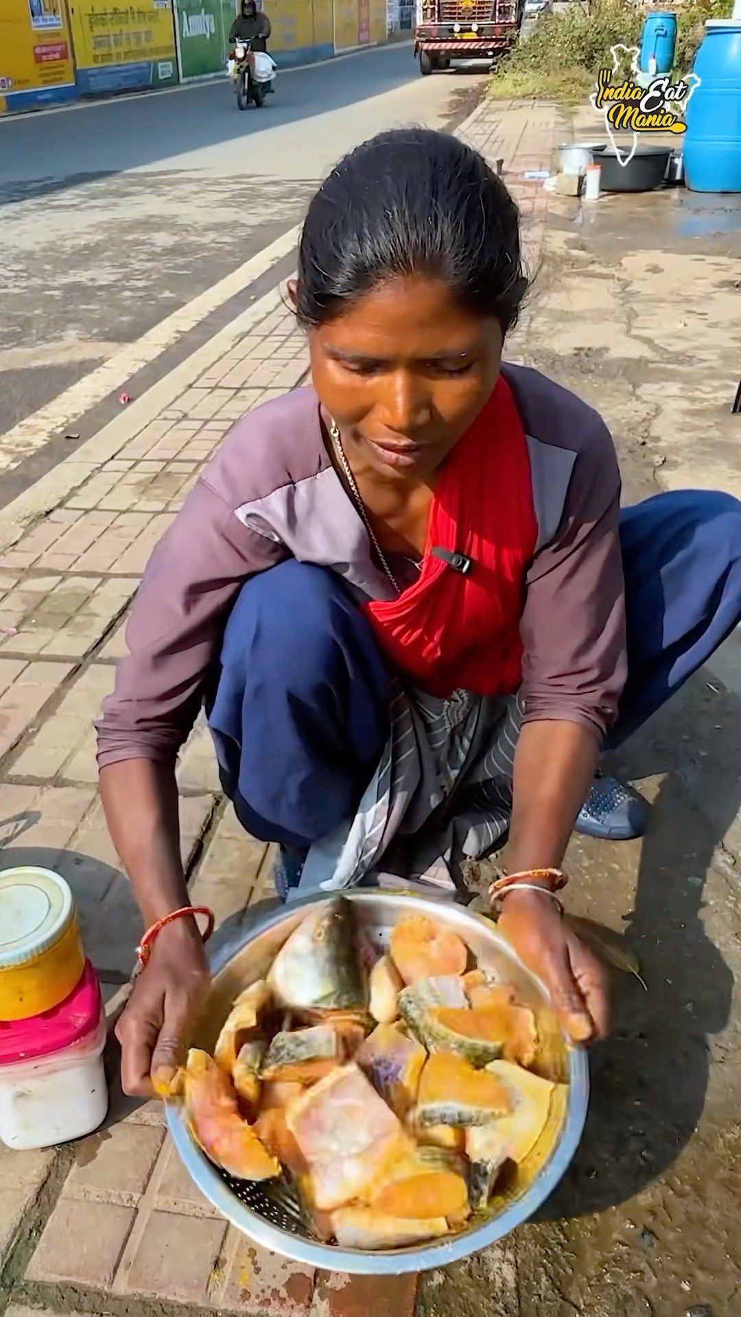 Jharkhandi Aunty Ki Sabse Sasti Machali Bhaat Thali In Ranchi Rs. 110/- Only #jharkhand #shorts
