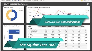 The Squint Test Tool and Coloring for Colorblindness for Power BI