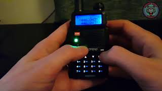 Programming the Baofeng UV-5R Radio for PMR 446 and CTCSS