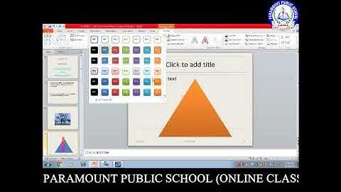 Adding Effects to a Presentation | Computer science | Class 9 | Chapter 8