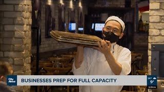 Businesses scramble ahead of full reopening