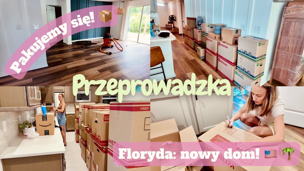 Vlog: Pakuję cały dom! Przeprowadzka do wymarzonego domu na Florydzie  📦 Moje Wrażenia