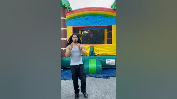 New Bounce House Just Came In 💫16 X 16 Safari Palm Tree 🌴#Bouncer #miamirentals #shopify #work