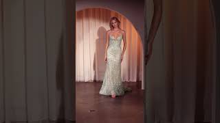 Pearl embellished fitted dress CC2403 in Silver #silverdress #formaldress #promlook