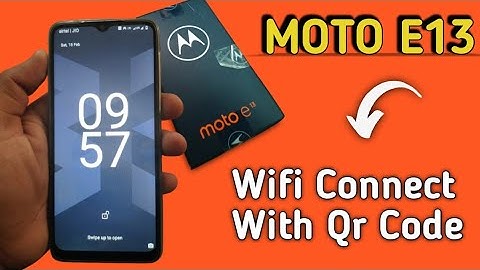 Moto E13 wifi connect kaise kare QR code scan karke, how to connect wifi via Qr code in moto E13