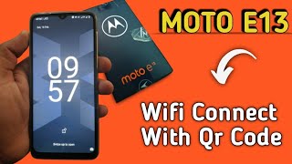Moto E13 wifi connect kaise kare QR code scan karke, how to connect wifi via Qr code in moto E13 screenshot 3